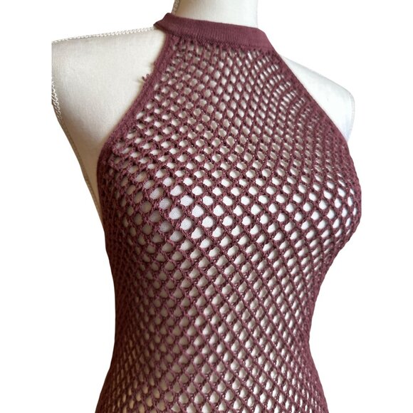 Lovers and Friends Pheobe Dress in Red & Pink Multi Medium New Womens Crochet - Picture 6 of 10